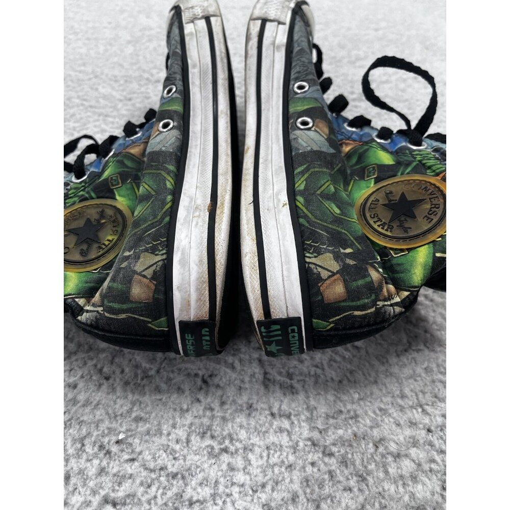 Men's Converse All Stars Chucks Green Arrow DC Comics High Top Sneaker Size 8 - Picture 10 of 11